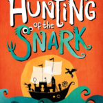 Hunting of the Snark musical logo, illustrated kids book look of ship on seas