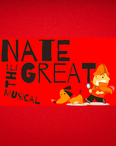 Nate the Great musical logo on red background
